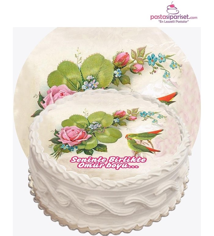 Özel tasarım, resimli pasta, özel resimli, Sevgili pastası