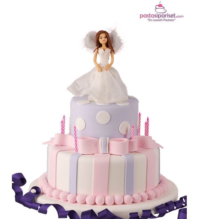 Butik pasta, pasta, kız çocuk, barbie pastası, çizgi film