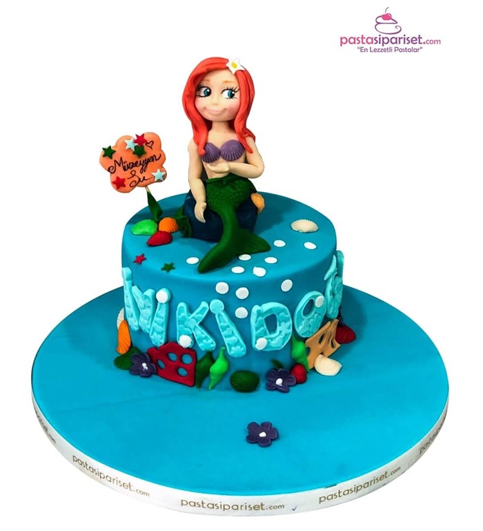 deniz kızı pastası, doğum günü pasta modelleri