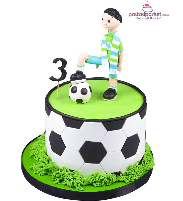 Butik pasta, pasta, çocuk pastası, rakamlı Pasta, futbol