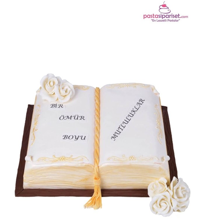 kitap şeklinde pasta, kitap pasta görselleri ve fiyatları
