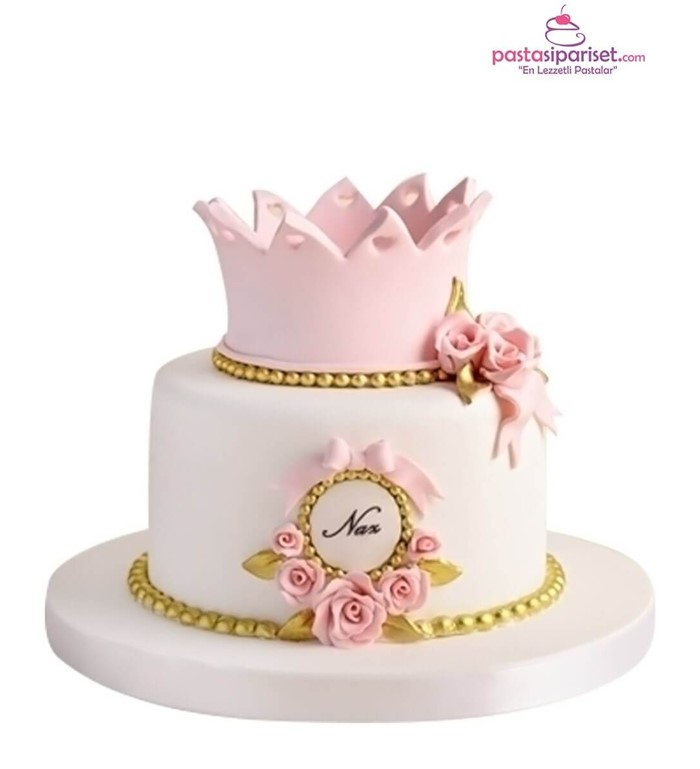 taçlı pasta modelleri, butik doğum günü pastası