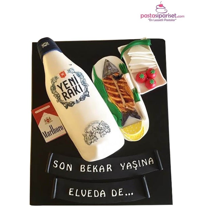 yeni rakı pastası, rakı pastaları, rakı pasta modelleri 