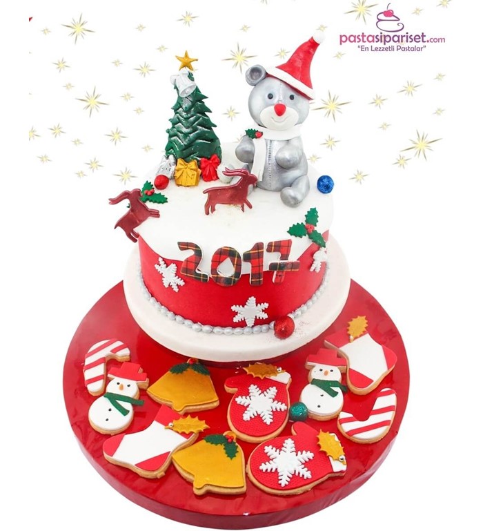 Butik pasta, pasta, yeni yıl, yılbaşı, kardan adam, noel 