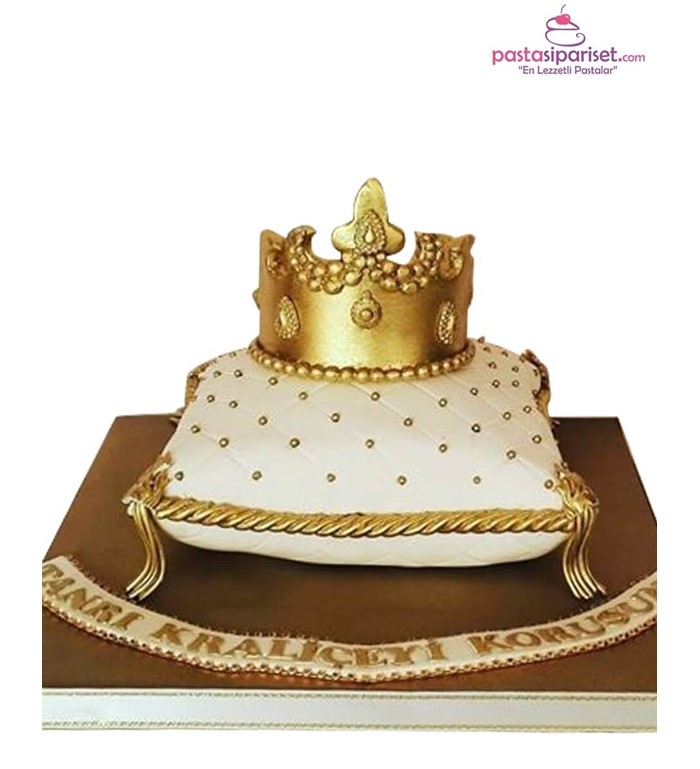 taçlı pasta modelleri, butik doğum günü pastası