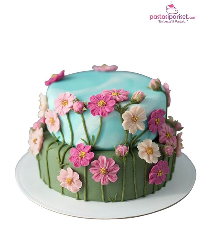 Butik pasta, pasta, çiçekli, sevgili, özel tasarım