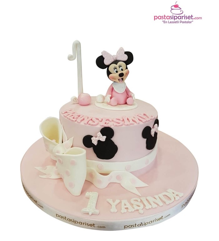 Minnie mouse butik pasta modelleri, minnie mouse pasta