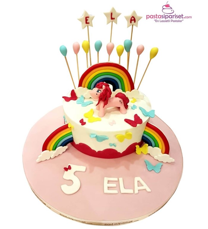 Butik pasta, pasta, rakamlı pasta, unicorn pasta, kız çocuk