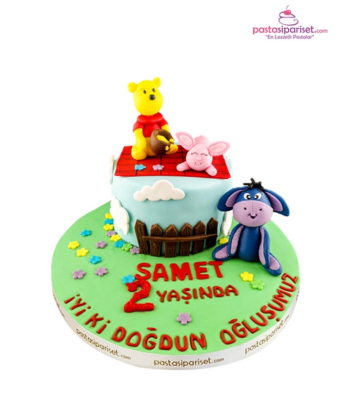 Winnie The Pooh, çizgi film, özel tasarım, kız pastas