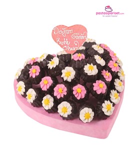 kurabiyeler, kurabiye sepeti, çiçekli kurabiyeler