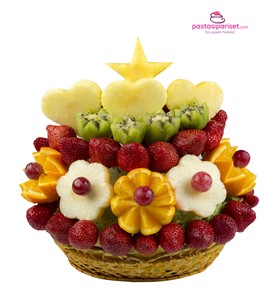 sevgili sepeti, sevgiliye meyve sepeti, özel meyve sepeti