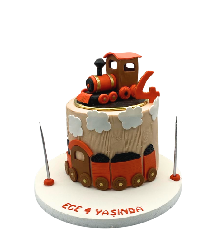Çufçuf, tren doğum günü pastası, çocuk pastası, doğum günü