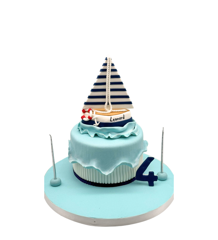 yelkenli, doğum günü pastası, denizci pastası, doğum günü