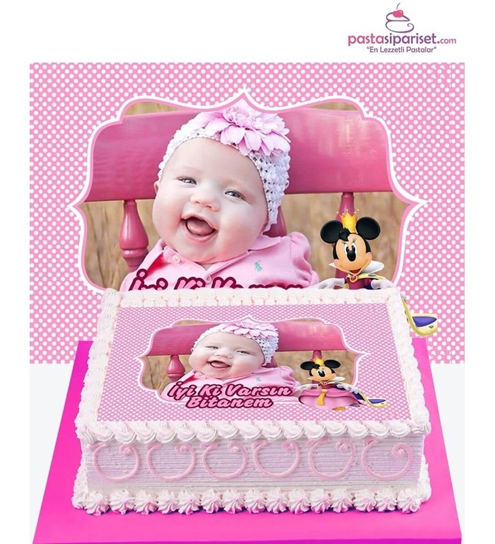 resimli pasta, bebek pastası, çocuk pastası