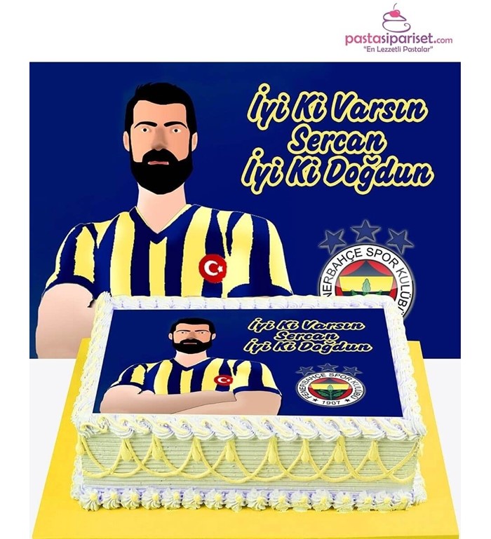 resimli pasta, taraftar pastası, fenerbahçe