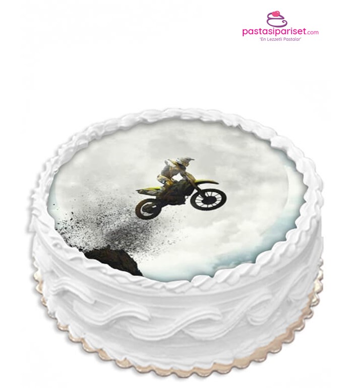 motorcu, resimli pasta, acil pasta, hızlı pasta, hemen pasta