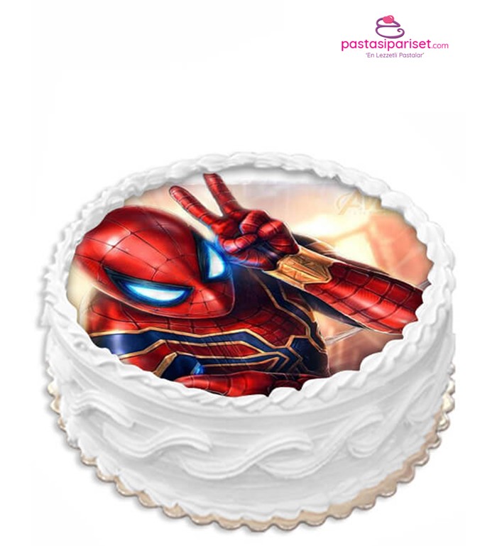 örümcek adam, resimli pasta, genç pasta, film pastası, özel 