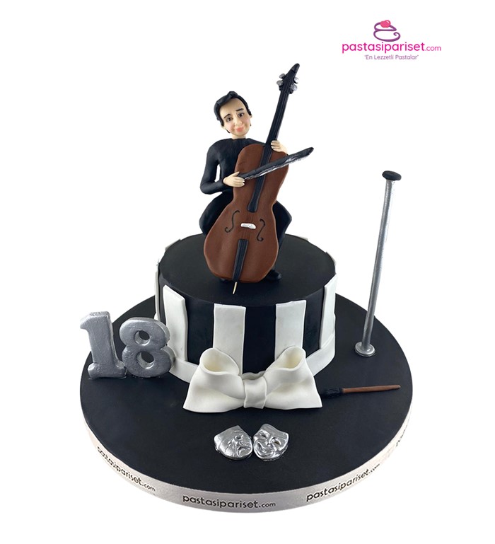 müzisyen pastası, meslek pastası, müzik grubu pastası
