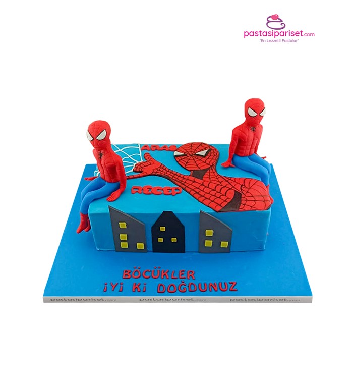 Örümcek Adam, spiderman, erkek çocuk pastası, film pastası
