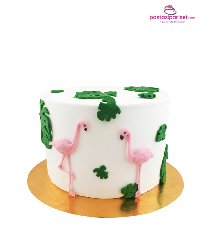 günlük pasta, özel tasarım pasta, flamingo pastası, taze