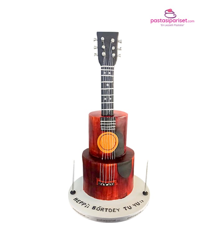 gitar pastası, müzik pastası, müzisyen pasta modelleri
