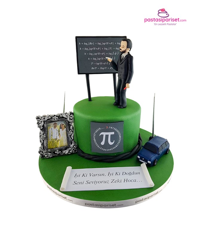 matematik öğretmeni pastası, matematik öğretmeni pasta model