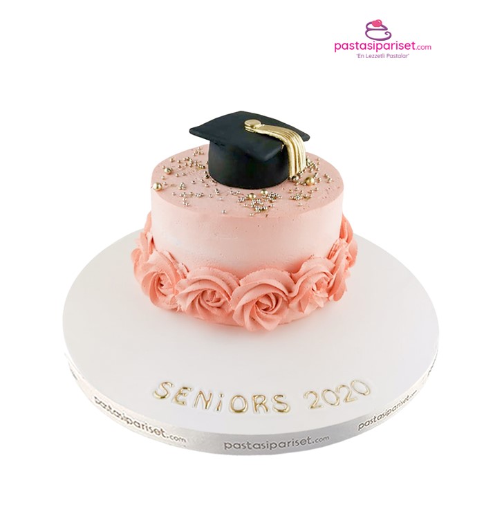 mezuniyet şapkası, mezuniyet pastası, öğrenci pastası