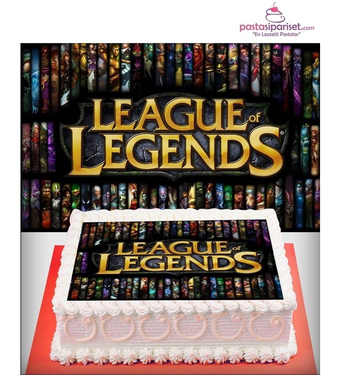 oyun pastası, lol, erkek çocuk, league of legends