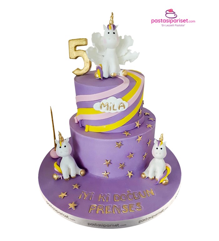rakamlı pastalar, unicorn pastası, özel tasarım pasta