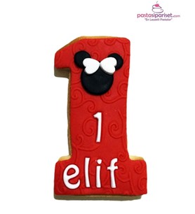 1 rakamlı butik kurabiye, 1 rakamlı kız çocuk pastası