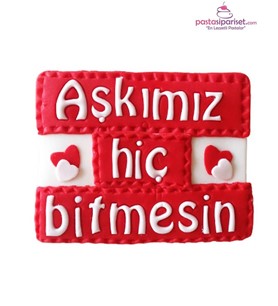 yazılı kurabiye, mesajlı sevgili kurabiyesi