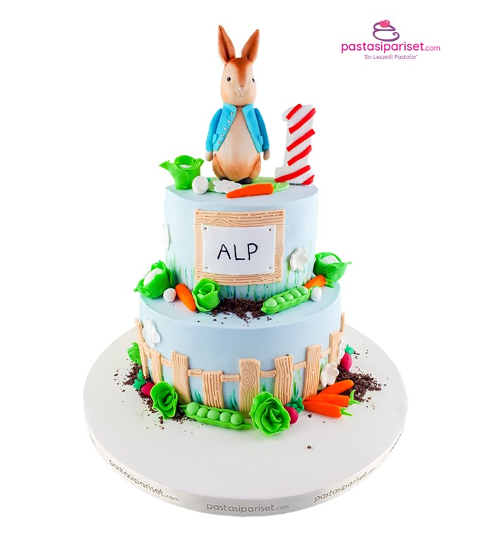 tavşan pastası, konseptli pasta, özel tasarım pasta