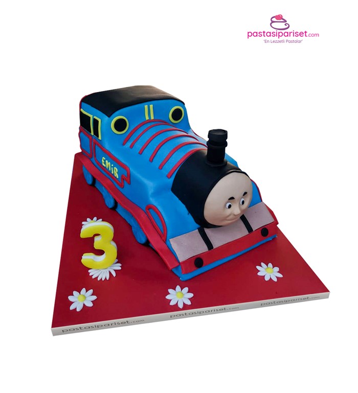 tren thomas, thomas ve arkadaşı, doğum günü pastası, pasta
